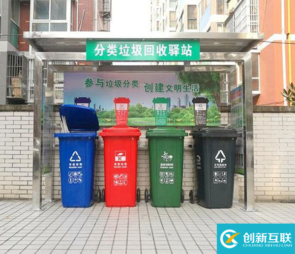 南充垃圾箱分類亭_垃圾分類崗亭廠家_南充環(huán)衛(wèi)設施供應商(圖4)