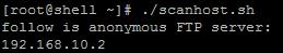 Linux—Shell檢查哪些主機開啟了匿名FPT服務(wù)