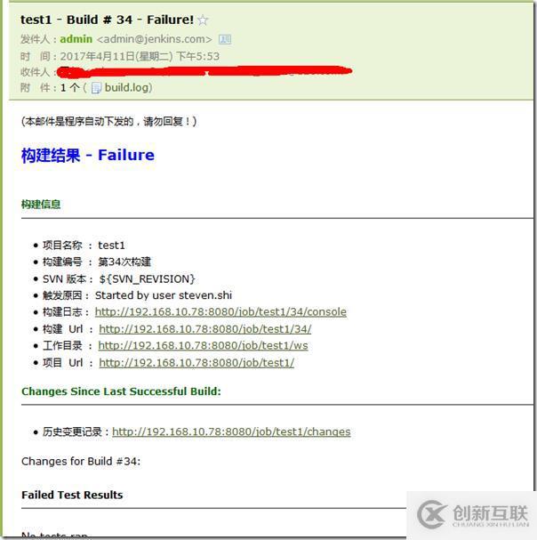 jenkins郵件通知插件