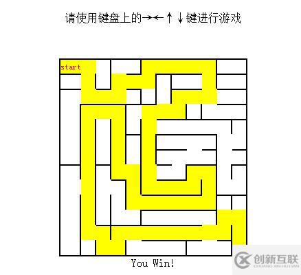 JS如何實(shí)現(xiàn)走迷宮小游戲