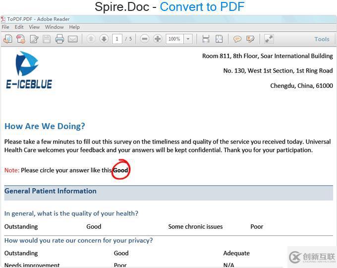 Spire.Office for .NET 提供制圖，制表，電子郵件，條形碼以及數(shù)據(jù)導(dǎo)出的功能
