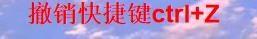 word撤銷快捷鍵是什么